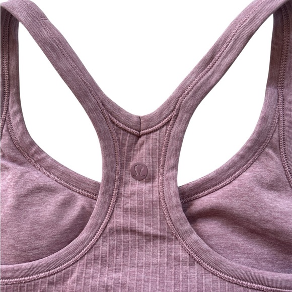 Lululemon Ebb To Street Tank II in Figue Pink Size 4 Gently Used - Picture 6 of 7